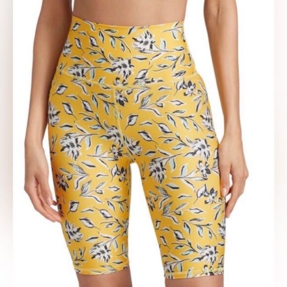 Alice + Olivia Pants - Alice+Olivia Aaron Floral high waist bike shorts NWT Size XS
